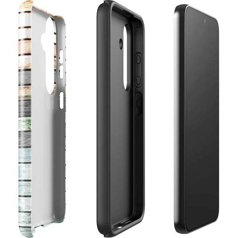Wooden Stripes Galaxy S25 Impact Case